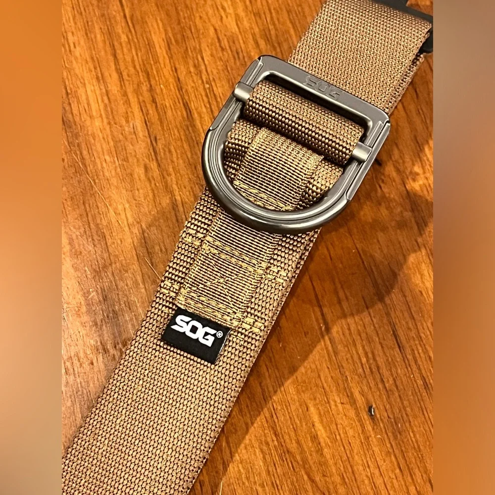 SOG Tactical Web Belt new brown Men’s Size L/XL waist 38”-42”